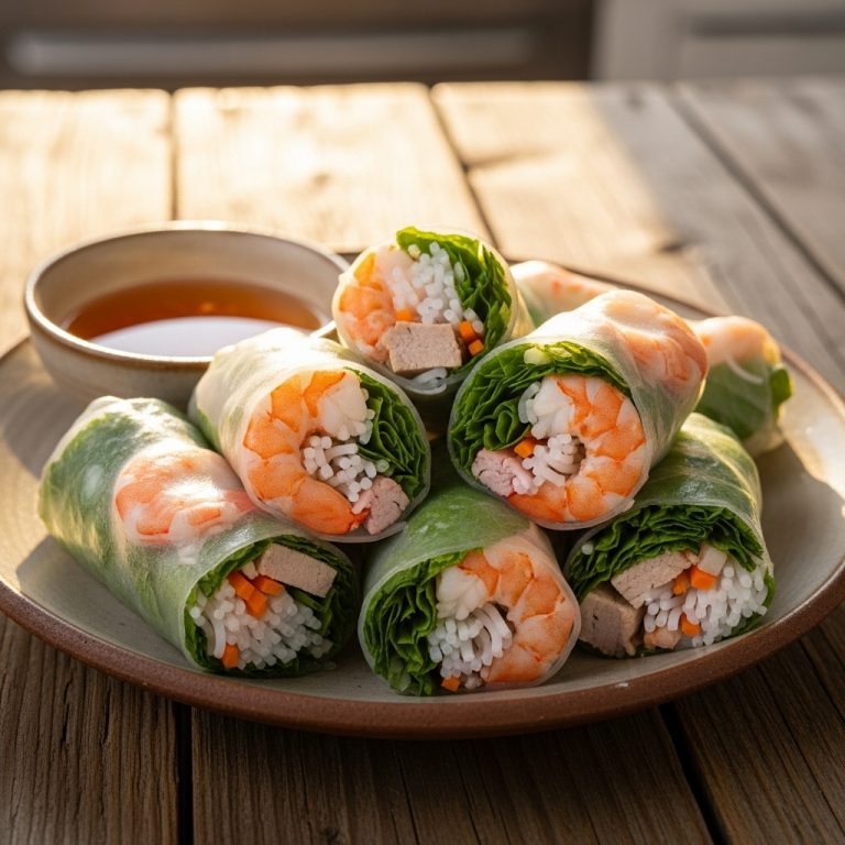 Morning Sunshine Vietnamese Rice Paper Rolls