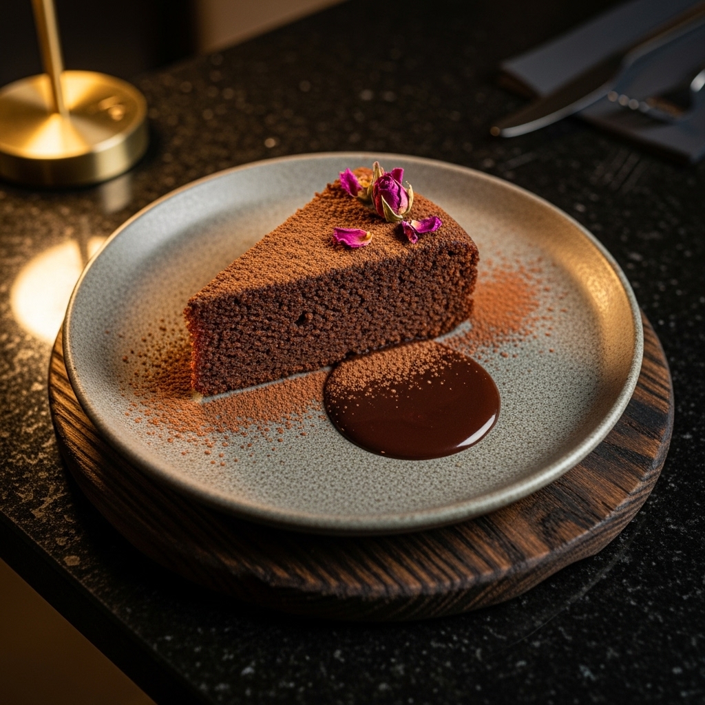 Moroccan Chocolate Semolina Cake