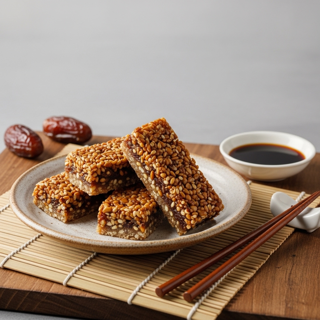 Moroccan Date Bars: A Vegan Delight