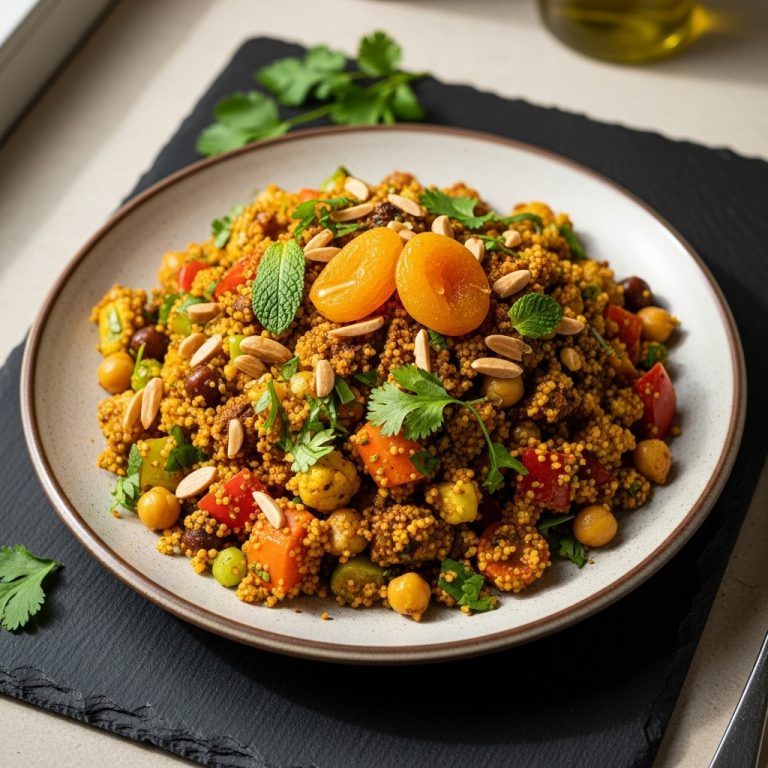 Moroccan Gluten-Free Couscous Delight: Aromatic Spices and Mouthwatering Flavors