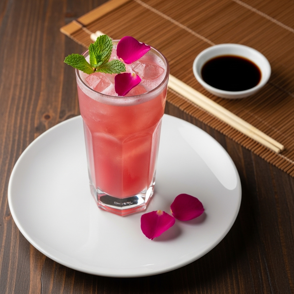 Moroccan Rose Petal Mocktail