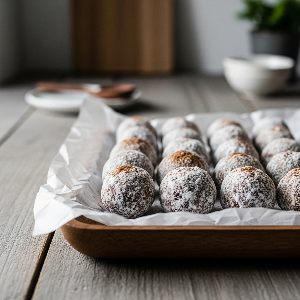 Moroccan Spiced Almond Truffles