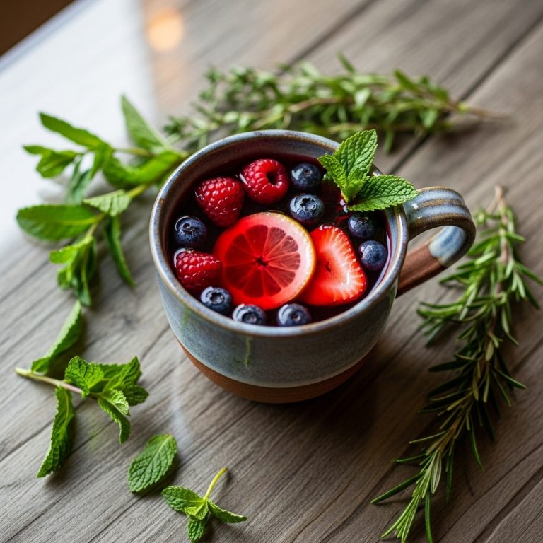 Moroccan Spiced Berry Infused Lemonade