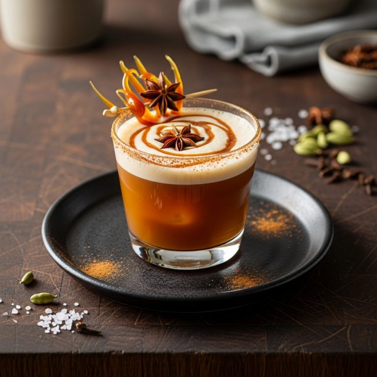 Moroccan Spiced Caramel Mocktail