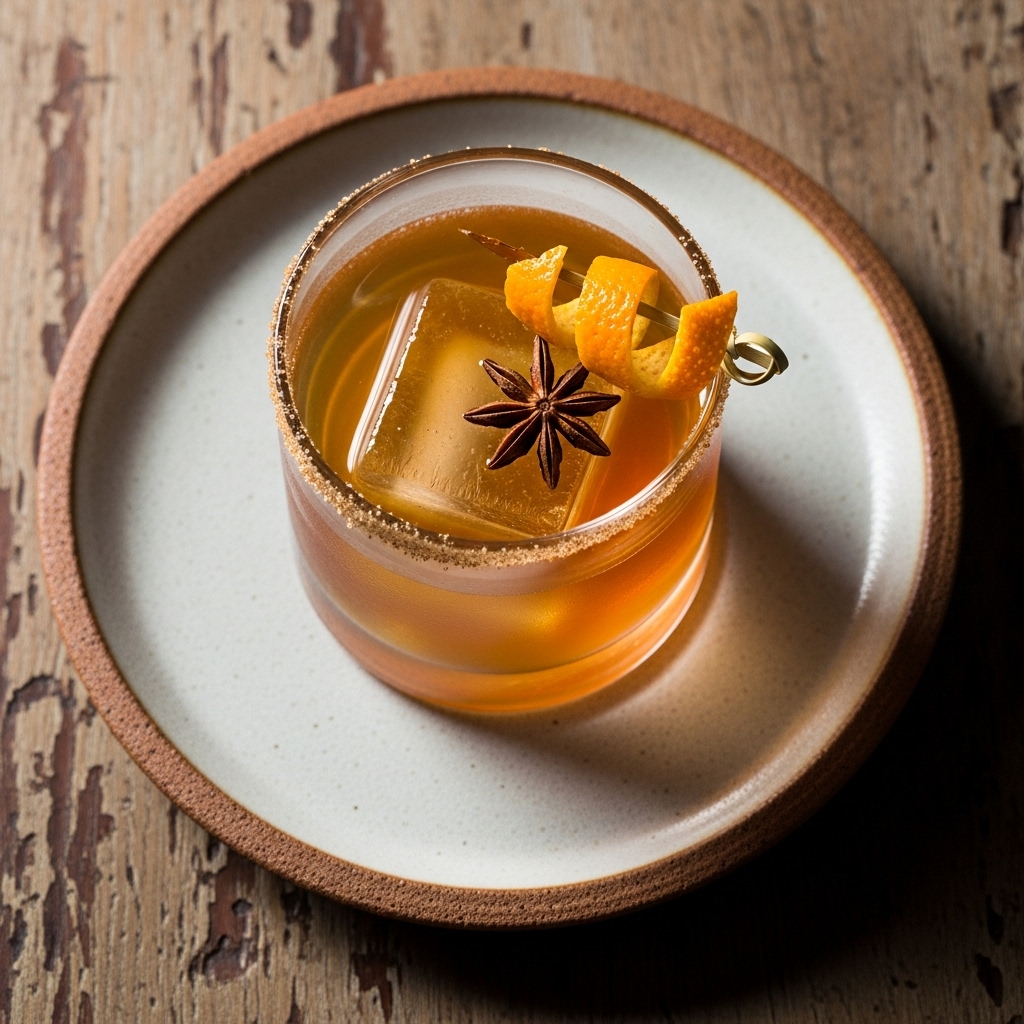 Moroccan Spiced Honey Cocktail