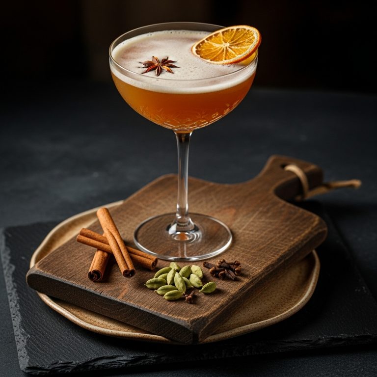 Moroccan Spiced Honey Martini