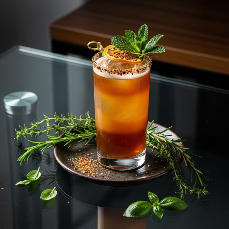 Moroccan Spiced Honey Mocktail