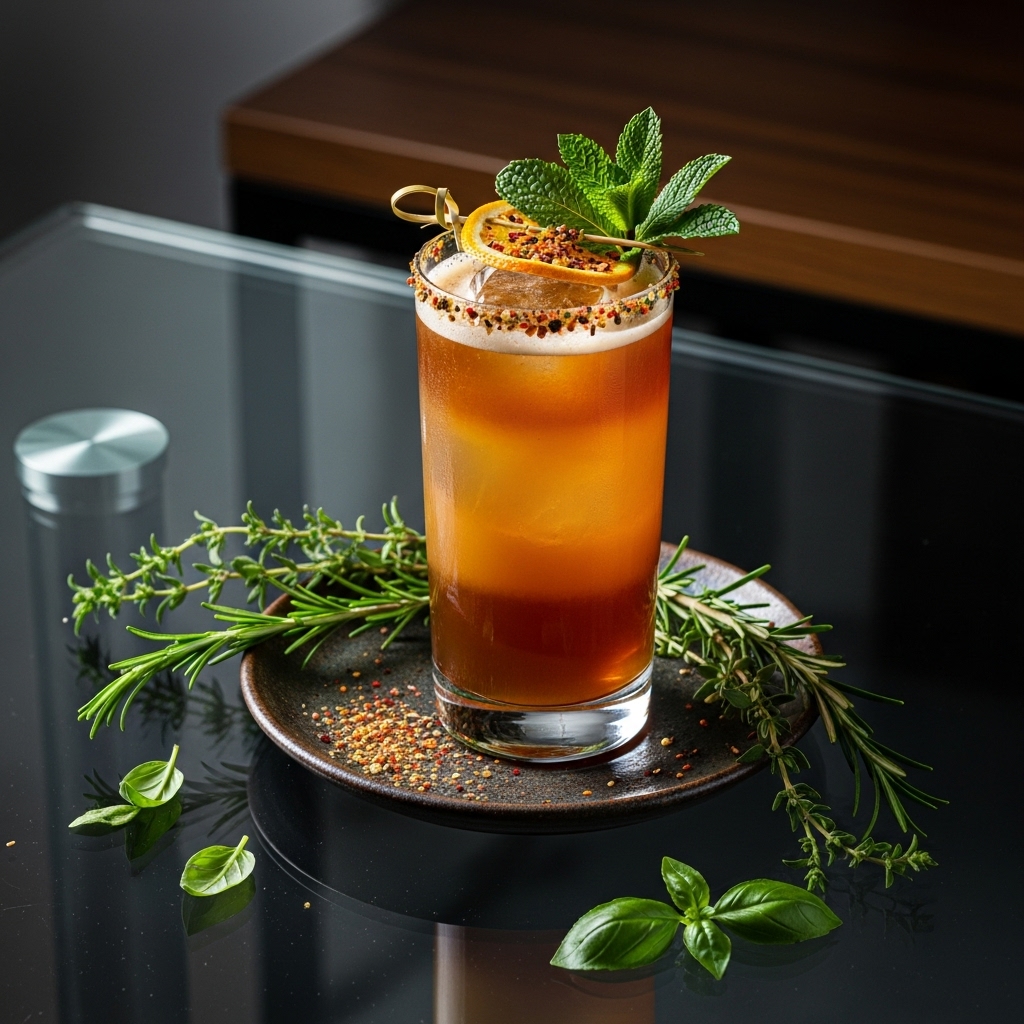 Moroccan Spiced Honey Mocktail