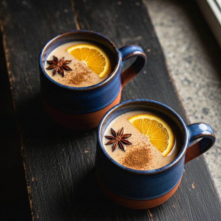 Moroccan Spiced Milk Punch for Two