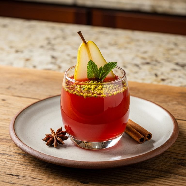 Moroccan Spiced Pear Mocktail – A Keto Delight