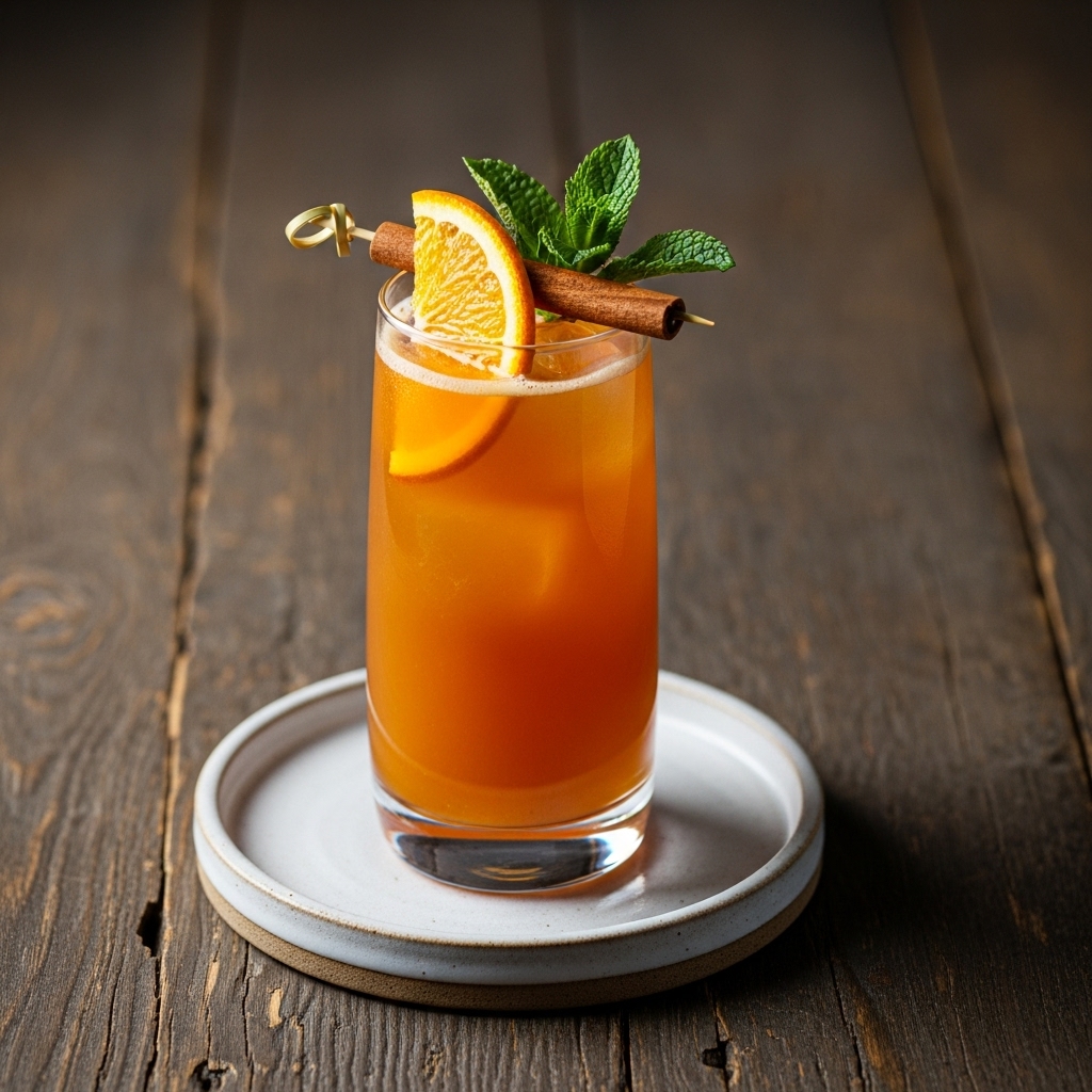 Moroccan Spiced Tea Mocktail