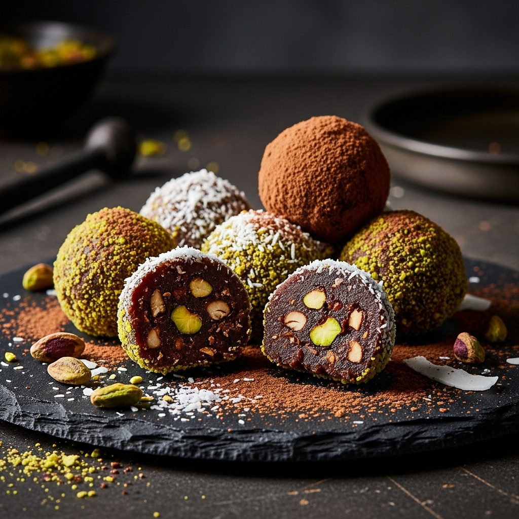 Moroccan-Spiced Vegan Date Truffles
