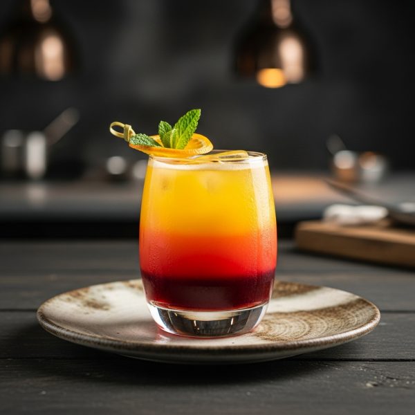 “Moroccan Sunrise Mocktail”
