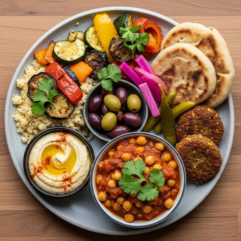 Moroccan Vegetarian Brunch Delight