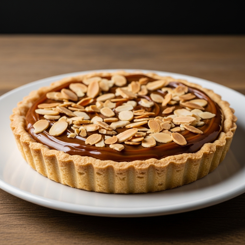 “Mouthwatering Argentinean Dulce de Leche Almond Tart for Vegetarians”