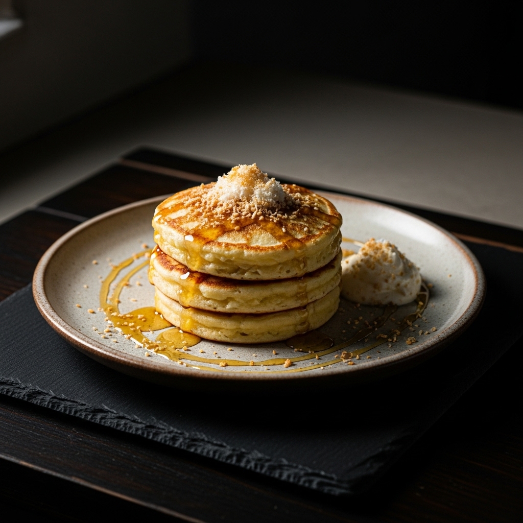 “Mouthwatering Brazilian Gluten-Free Brunch Delight: Aromatic Cheese & Coconut Pancakes”