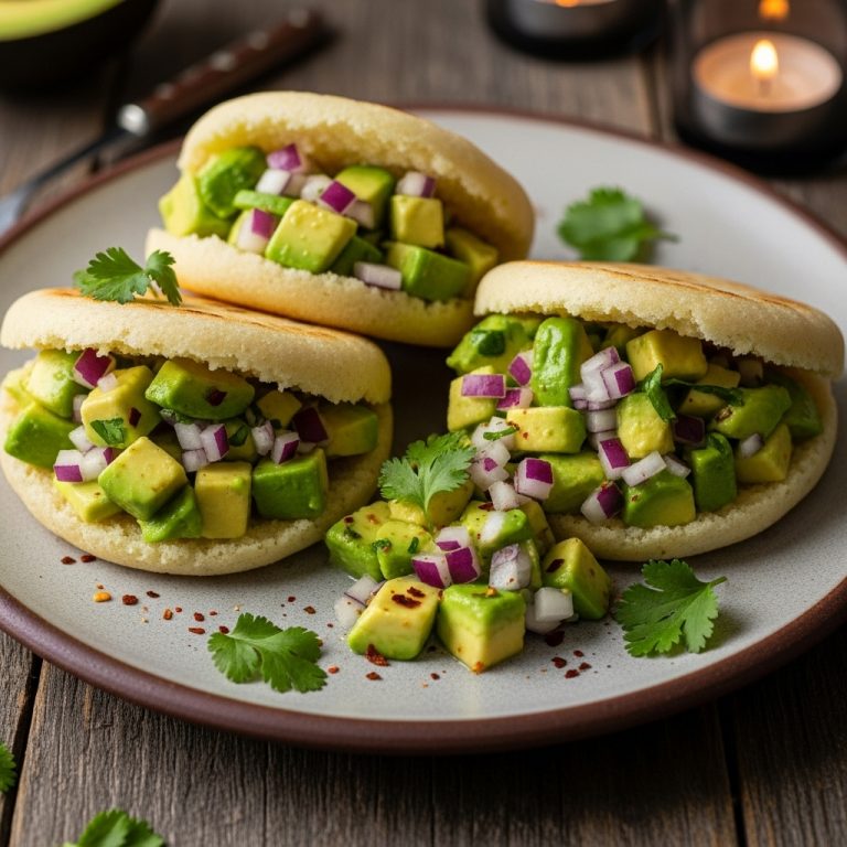 Mouthwatering Colombian Arepas With Avocado Salsa – A Tasty Snack for the Whole Family!