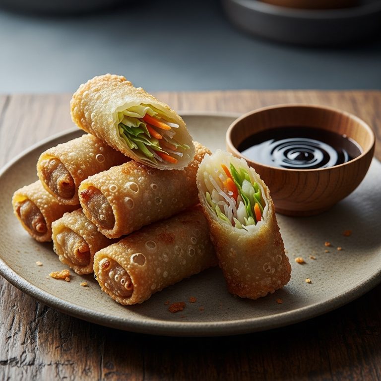Mouthwatering Crispy Veggie Spring Rolls: A Sensory Chinese Vegetarian Delight