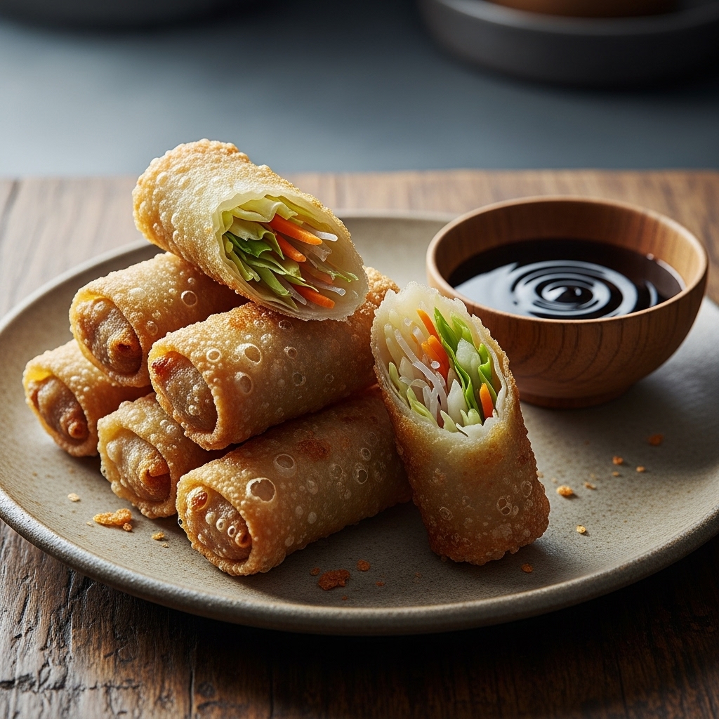 Mouthwatering Crispy Veggie Spring Rolls: A Sensory Chinese Vegetarian Delight