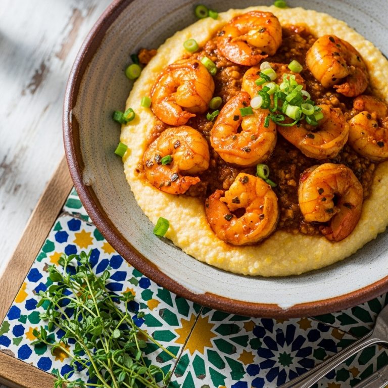 “Mouthwatering Gluten-Free Cajun Shrimp & Grits: A Rich, Flavorful Dinner Experience”