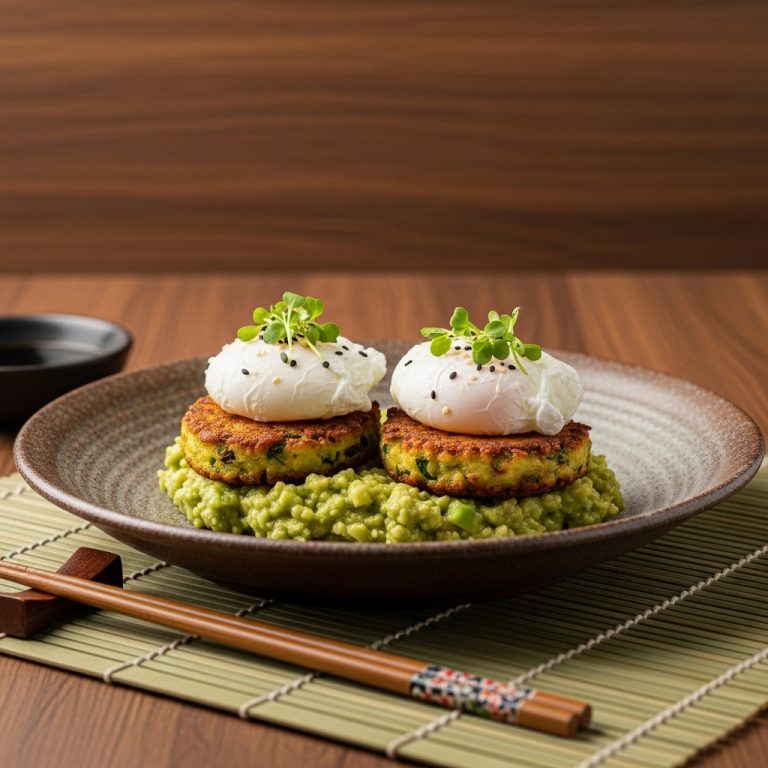 Mouthwatering Gluten-Free Chilean Brunch: Avocado Smash with Quinoa Fritters & Poached Eggs