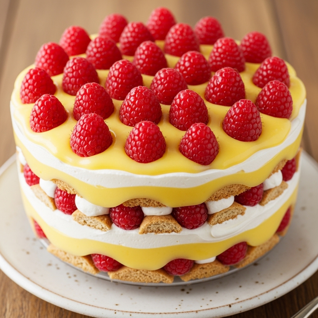 “Mouthwatering Gluten-Free New Zealand Lemon Raspberry Trifle – A Fresh Taste of Paradise!”