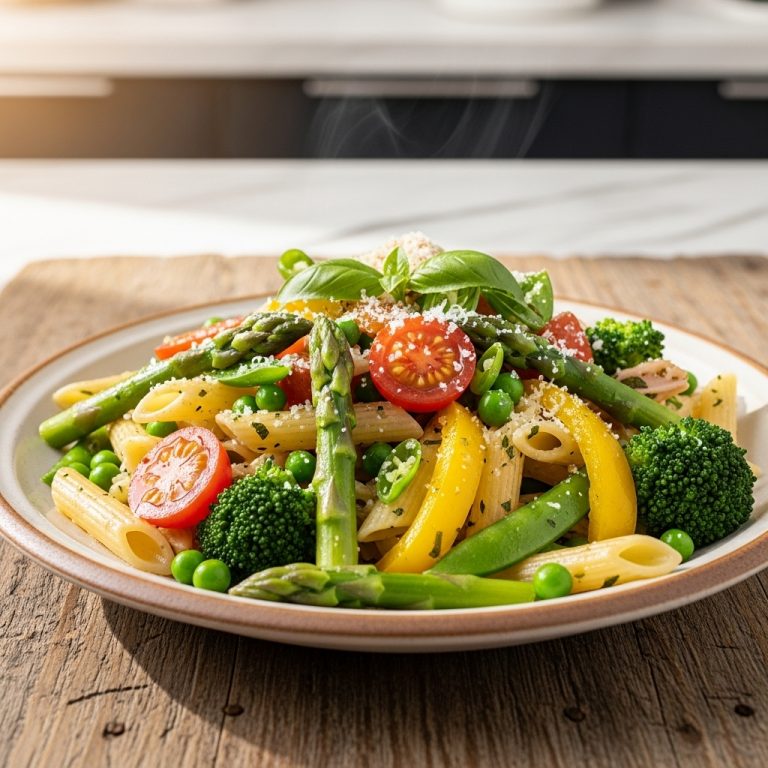 “Mouthwatering Italian Vegetarian Pasta Primavera: A Springtime Delight”