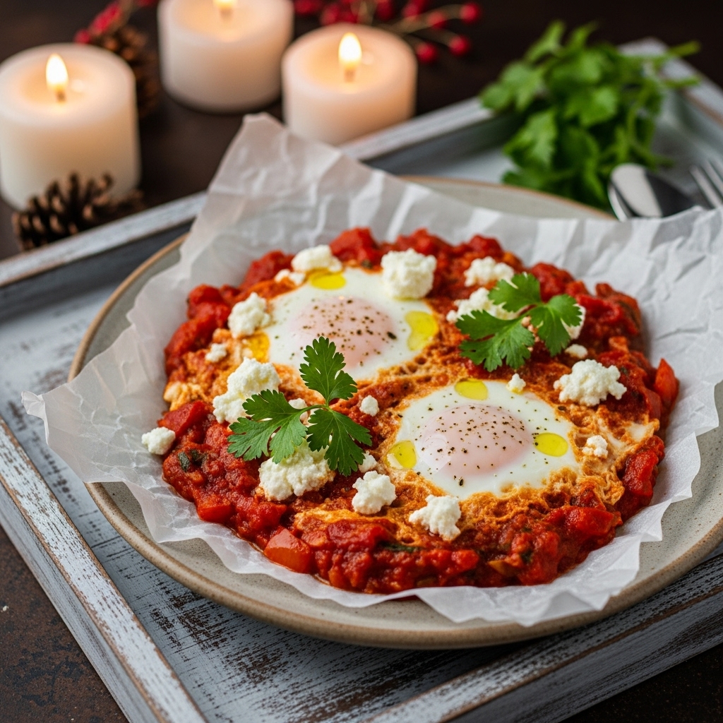 Mouthwatering Mediterranean Shakshuka with Feta Cheese – A Brunch Classic