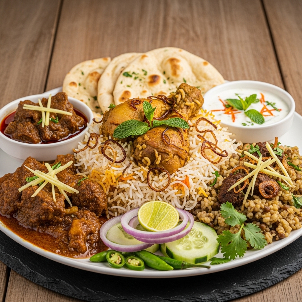 Mouthwatering Pakistani Dinner Feast for the Standard Diet