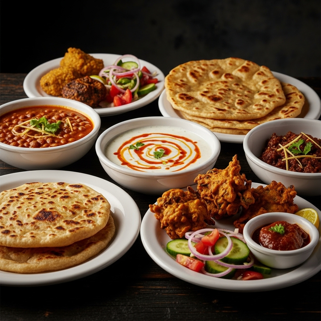 Mouthwatering Pakistani Vegetarian Brunch Feast