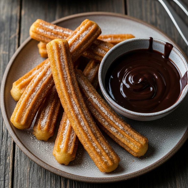 “Mouthwatering Paleo Churros with Dark Chocolate Dipping Sauce”