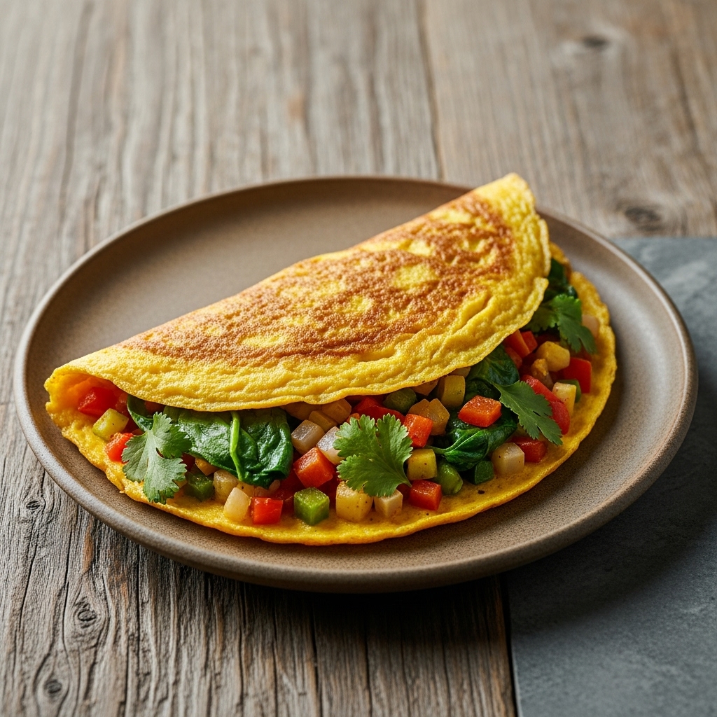 Mouthwatering Paleo-Friendly Indian Breakfast Omelette Delight