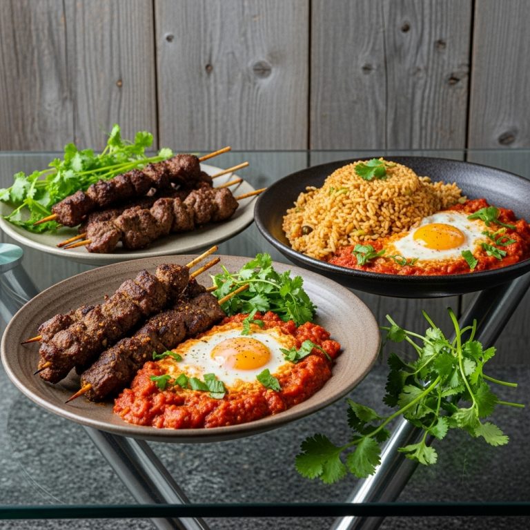 Mouthwatering Paleo Nigerian Brunch Feast: Suya Shakshuka & Coconut Milk Jollof Rice