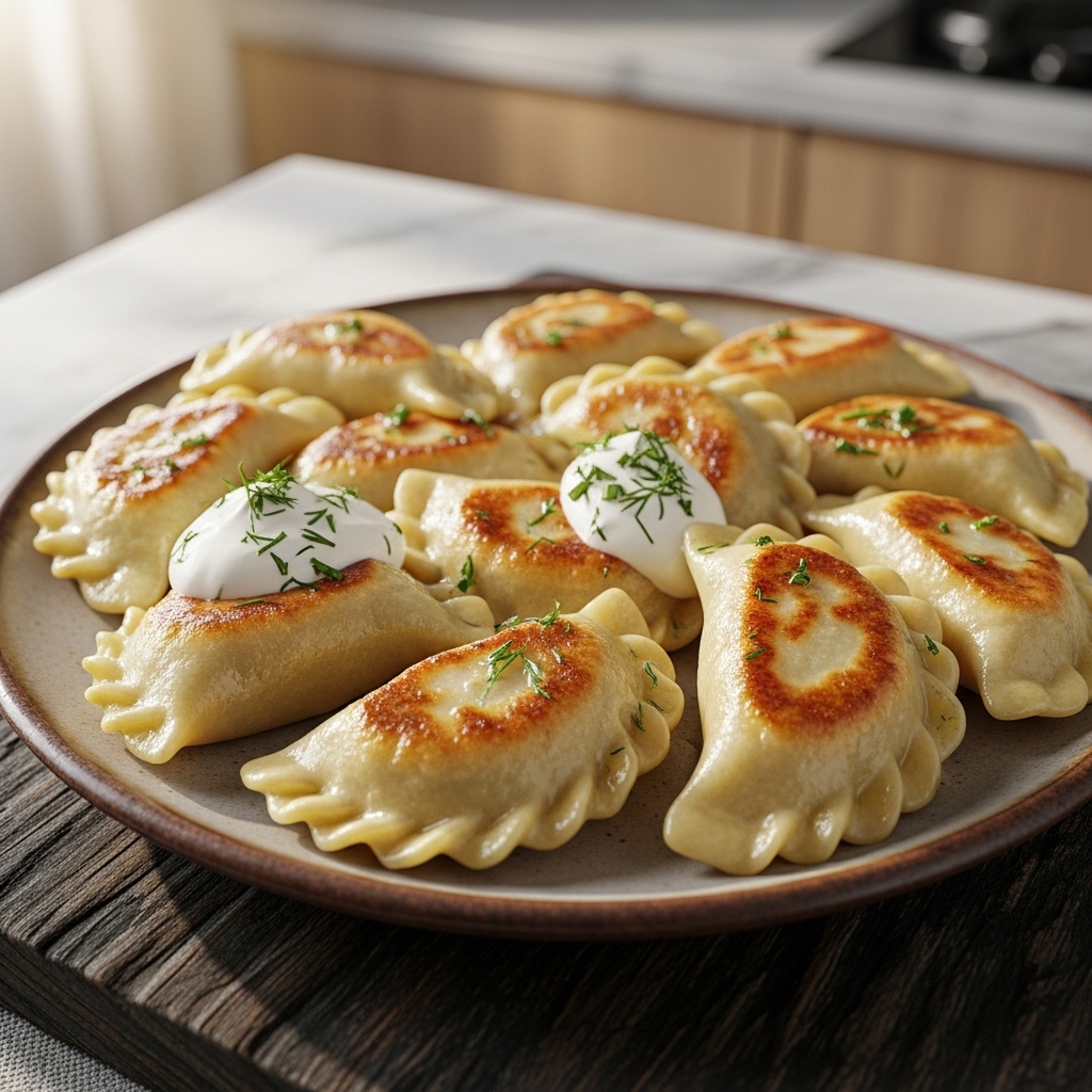 Mouthwatering Polish Vegetarian Pierogi Delight