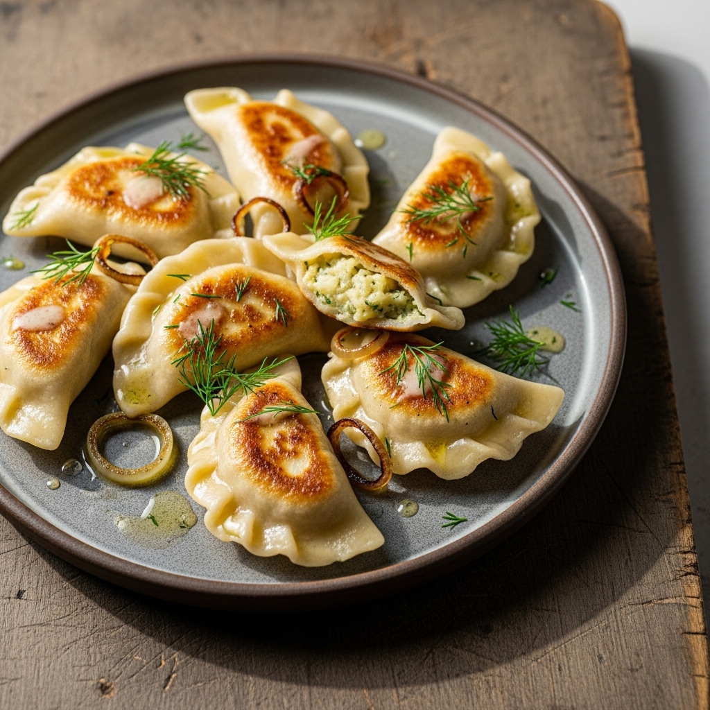 Mouthwatering Polish Vegetarian Pierogi Delight – A Cinematic Culinary Adventure!