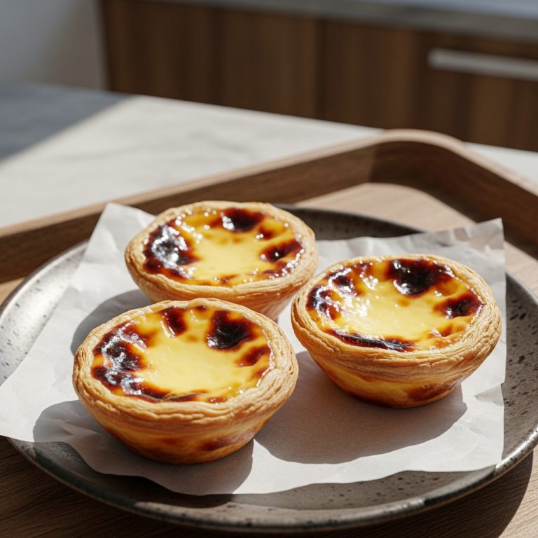 Mouthwatering Portuguese Vegetarian Custard Tarts (Pasteis de Nata) Recipe