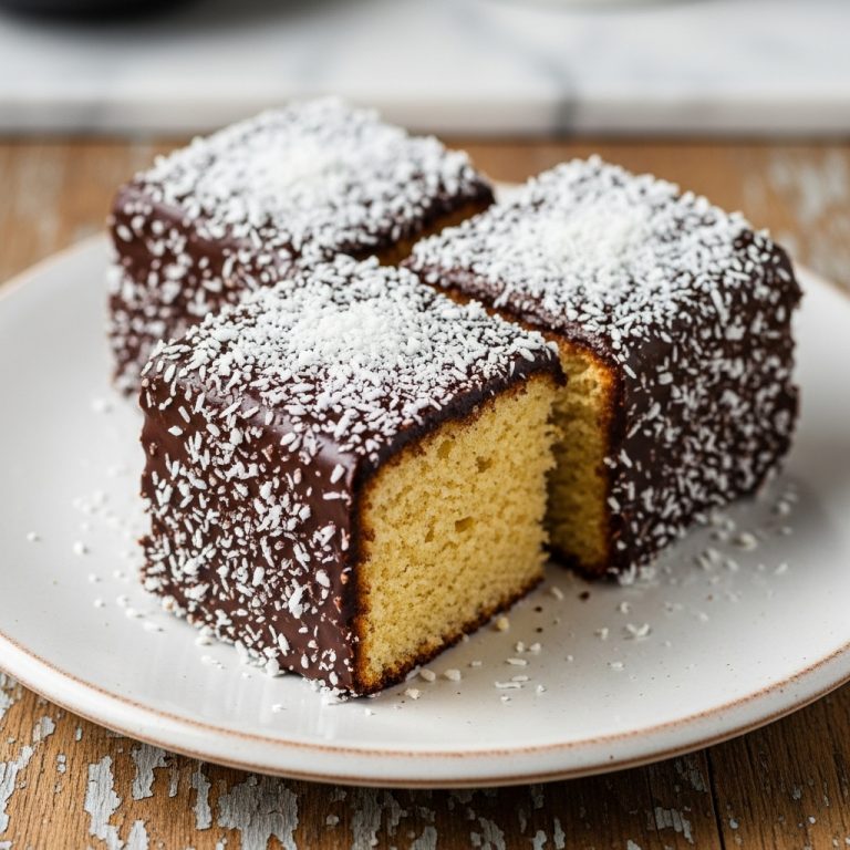 Mouthwatering Vegan Australian Lamington Cake – A Sweet Explosion of Flavors!