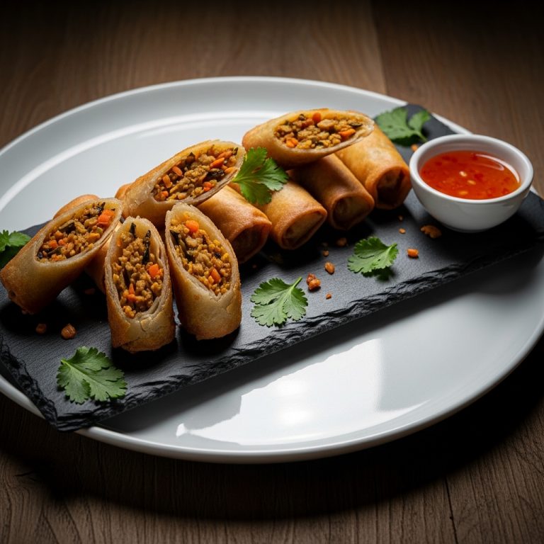 “Mouthwatering Vegan Filipino Lumpia Lunchbox: A Sensory Symphony of Flavors”