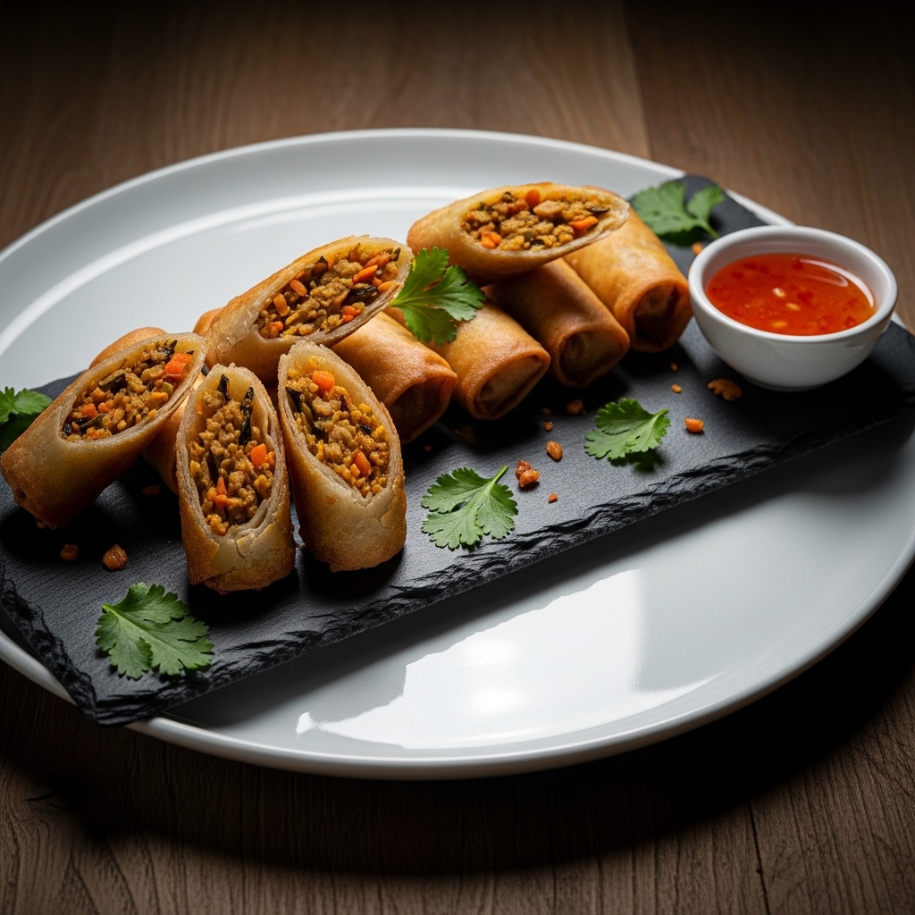 “Mouthwatering Vegan Filipino Lumpia Lunchbox: A Sensory Symphony of Flavors”