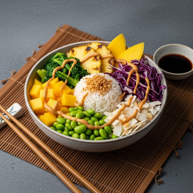 “Mouthwatering Vegan Polynesian Brunch Bowl: A Taste of Paradise”