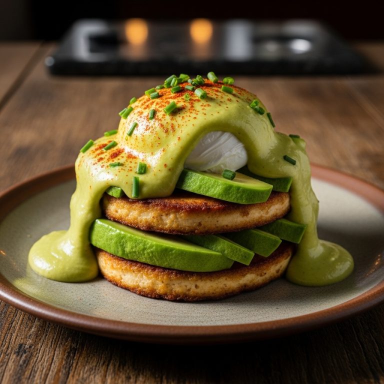 Mouthwatering Vegan Portuguese Brunch: Tofu Eggs Benedict with Creamy Avo-Hollandaise