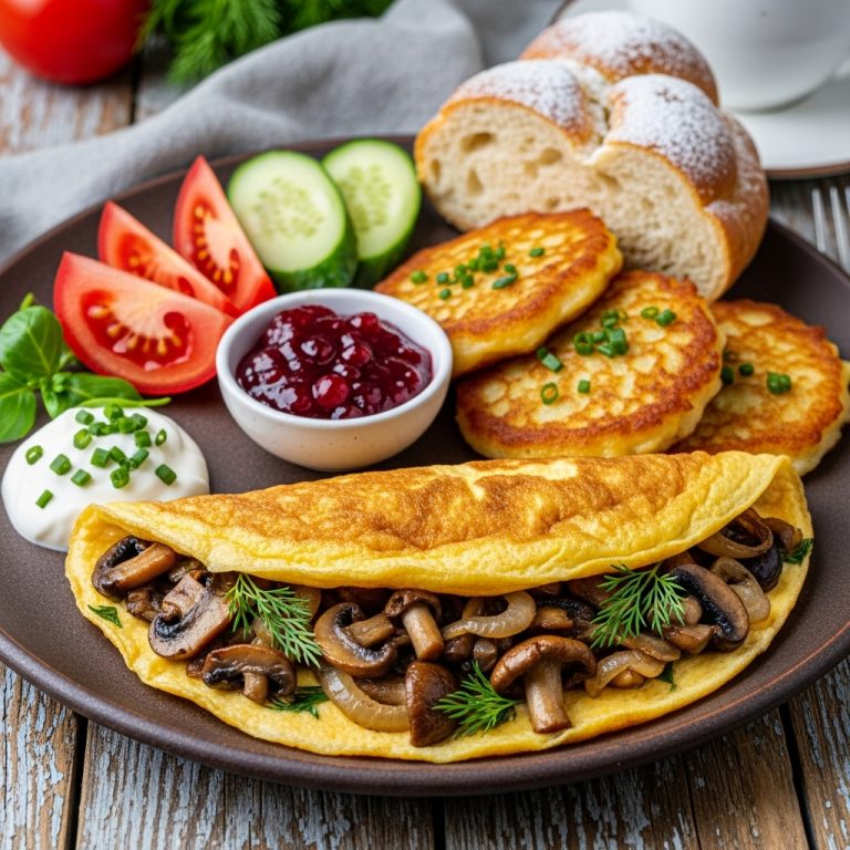 “Mouthwatering Vegetarian Polish Breakfast: A Culinary Masterpiece for Your Morning Delights”