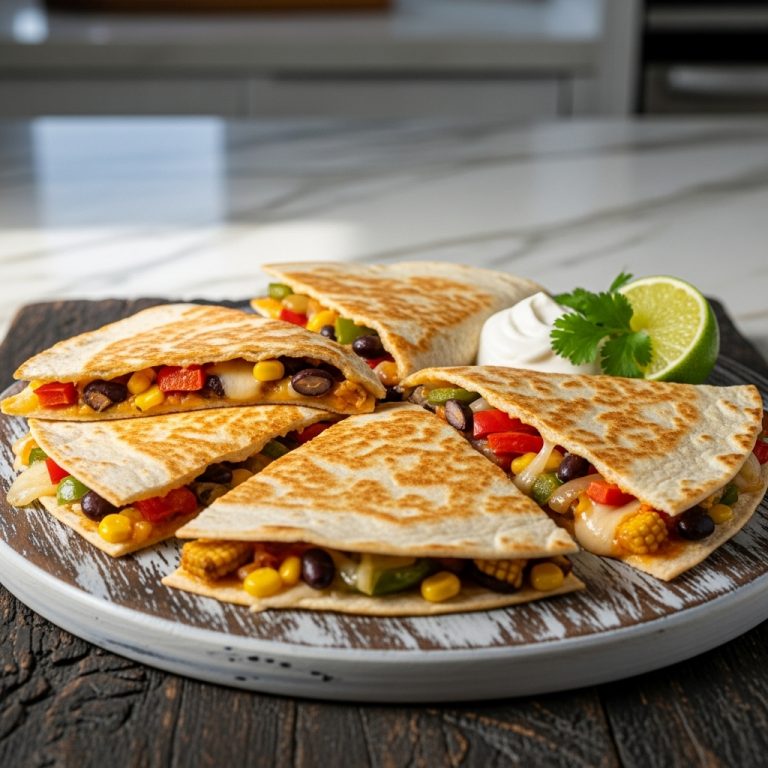 “Mouthwatering Veggie Quesadillas: A Delicious Mexican Vegetarian Snack”