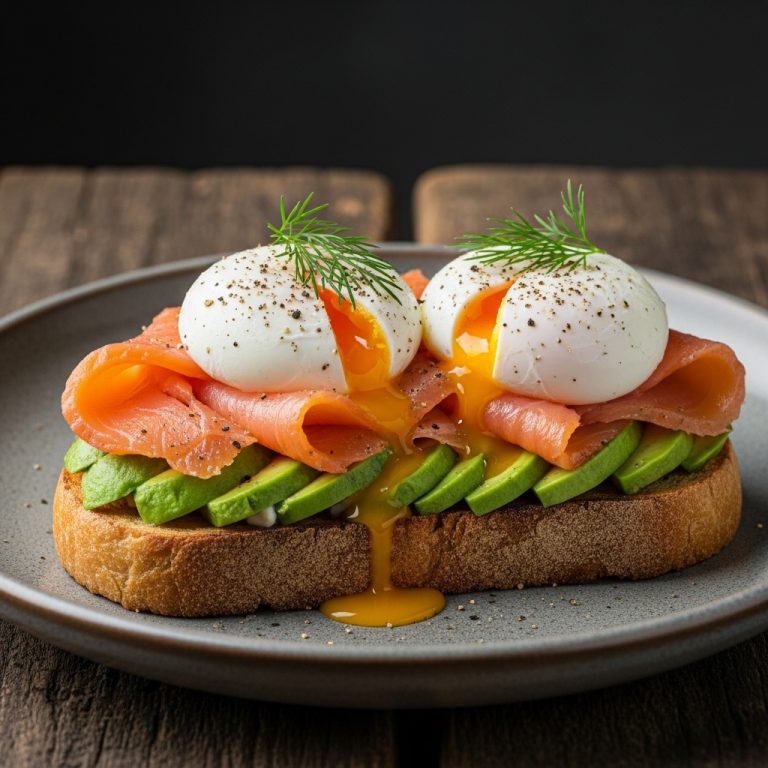 New Zealand Breakfast Feast: Mouthwatering Smoked Salmon & Avocado Toast with Poached Eggs