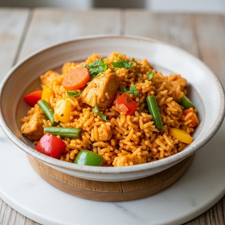 Nigerian Breakfast Succulent Paleo Jollof Rice Bowl