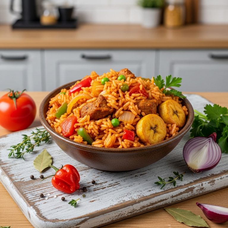 Nigerian Jollof Rice Delight: A Mouthwatering and Flavorful One-Pan Meal