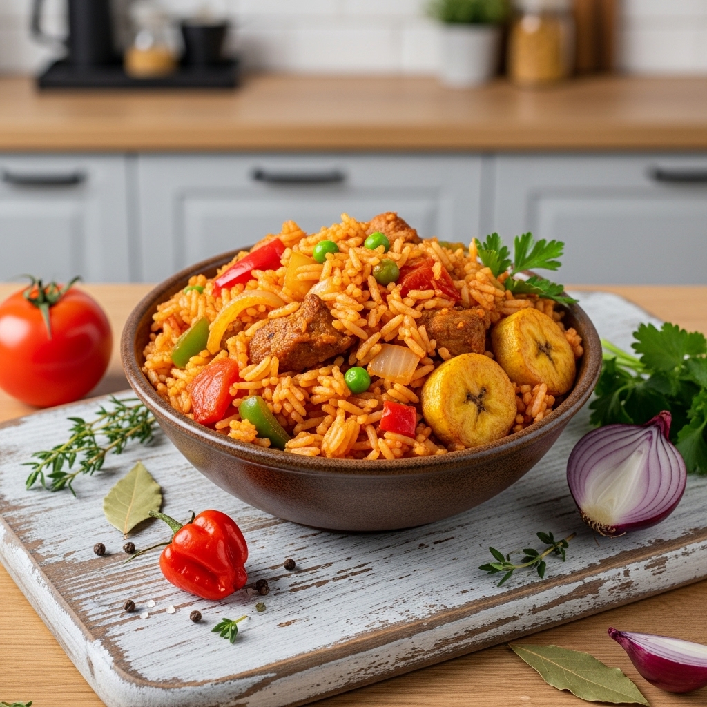 Nigerian Jollof Rice Delight: A Mouthwatering and Flavorful One-Pan Meal
