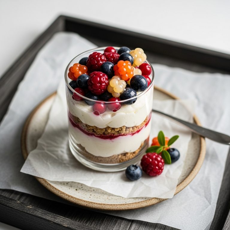 Nordic Berry Cheesecake Parfait