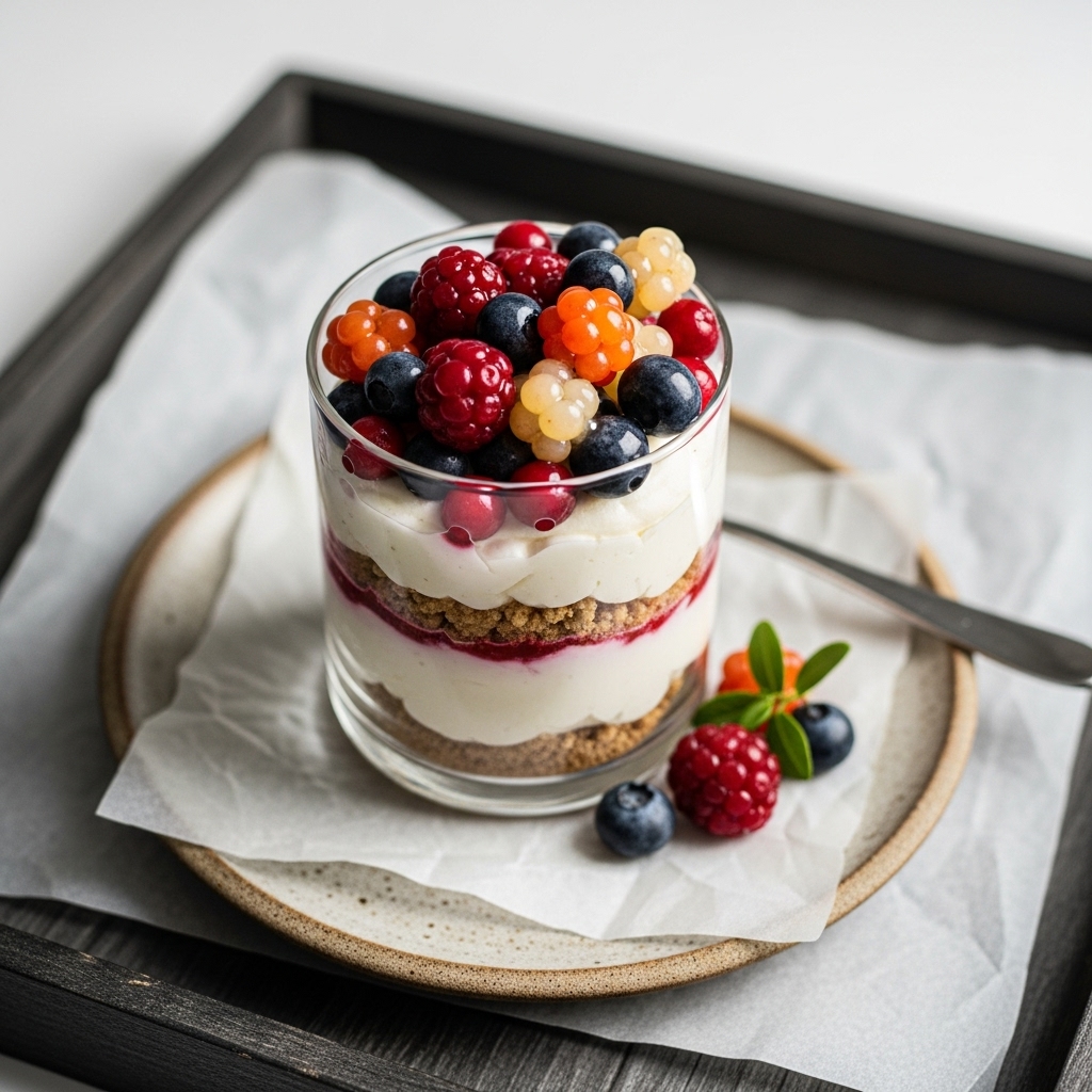 Nordic Berry Cheesecake Parfait