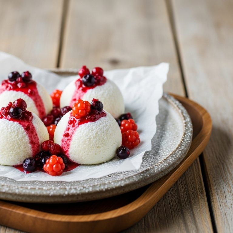 Nordic Berry-Kissed Snowball Clouds